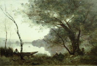 El barquero de Mortefontaine de Jean Baptiste Camille Corot